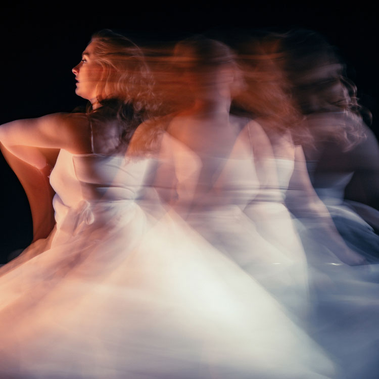 Blurred Image of Woman Doing Ballet